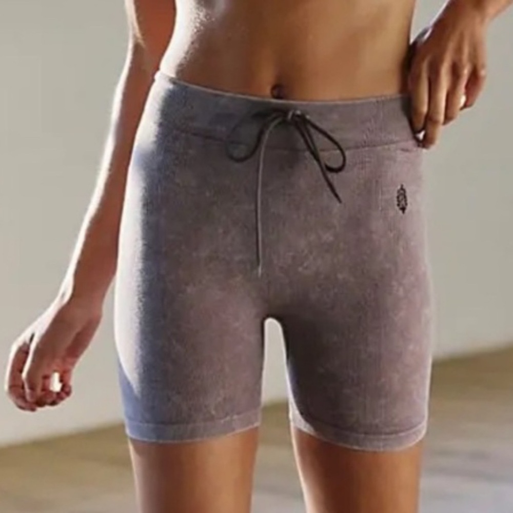 Free People Movement Go To Ribbed Shorts - Picture 2 of 3